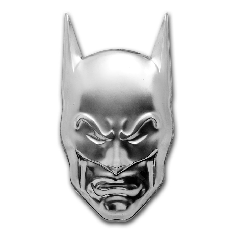 Buy 2020 2 oz Silver Batman Cowl Mask DC UHR | APMEX