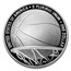 2020-P Basketball Hall of Fame $1 Silver Proof (Box & COA)