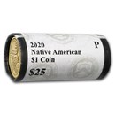 2020-P Native Amer $1 - Peratrovic Anti-Discrimination ($25 Roll)