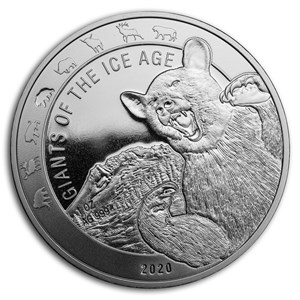 Buy 2020 Republic Of Ghana 1 Oz Silver Cave Bear Bu 