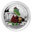 2020 Russia 1 oz Silver 3 Roubles Animation: Crocodile Gena