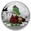 2020 Russia 1 oz Silver 3 Roubles Animation: Crocodile Gena