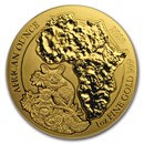 2020 Rwanda 1 oz Gold African Bushbaby BU