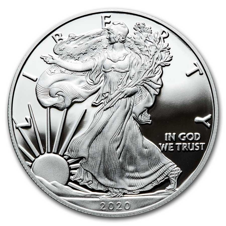 2020-S 1 oz Proof American Silver Eagle (Congratulations Set)