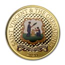 2020 St. Vincent & The Grenadines 1 oz Au Pax Et Justitia (Color)