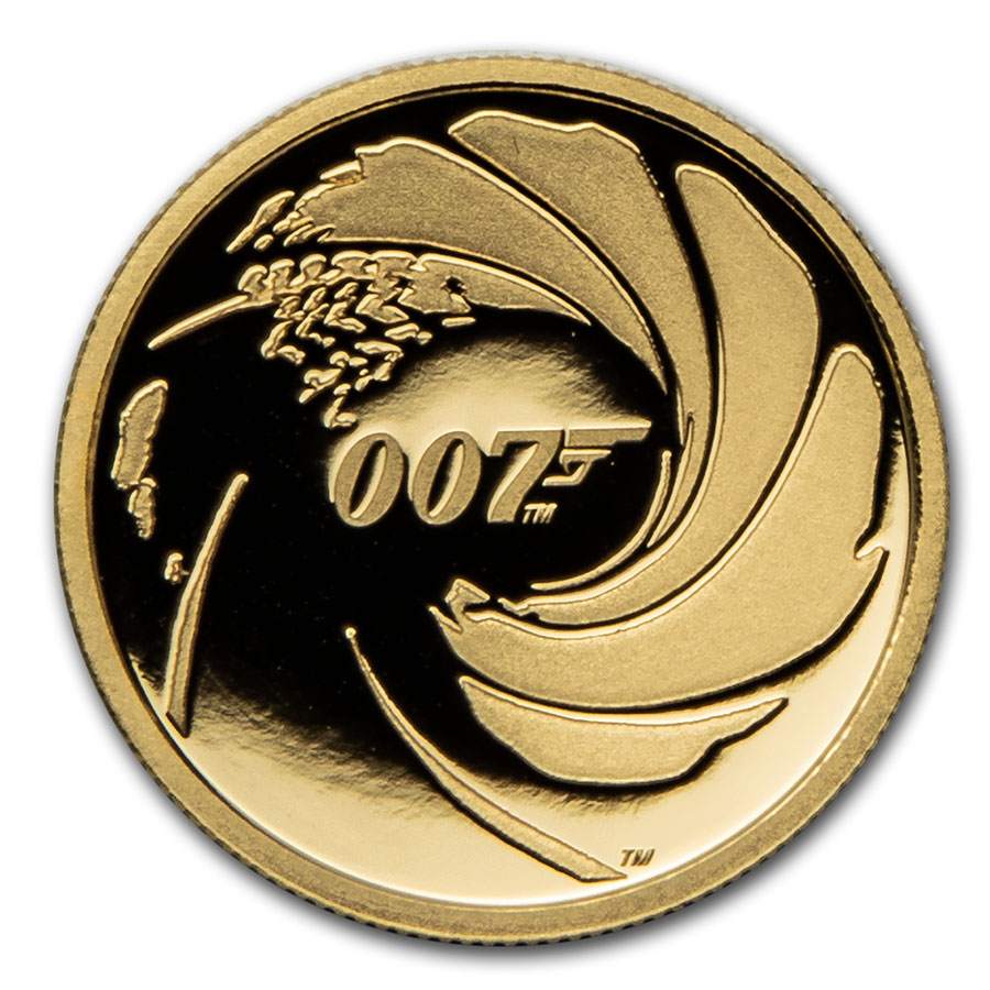 Buy 2020 Tuvalu 1/4 oz Gold 007 James Bond Proof | APMEX