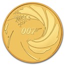 2020 Tuvalu 1 oz Gold James Bond 007 BU