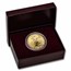 2020-W 1 oz Burnished Gold Eagle (w/Box & COA)