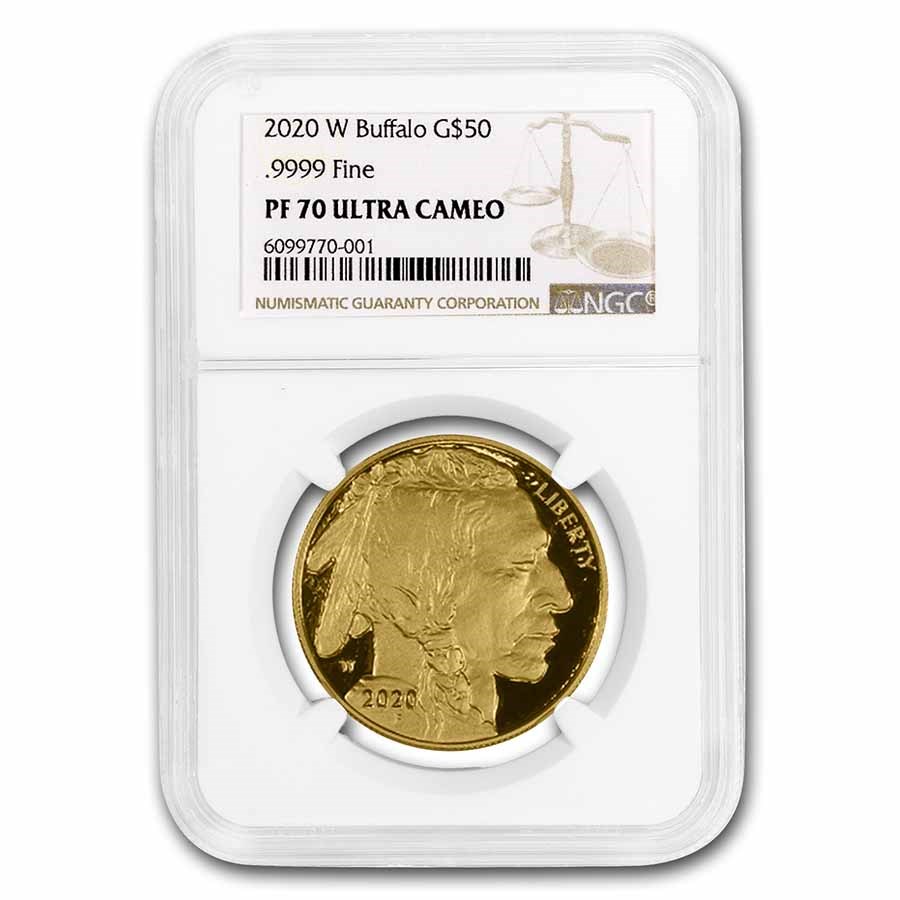 2020-W 1 oz Proof Gold Buffalo PF-70 NGC