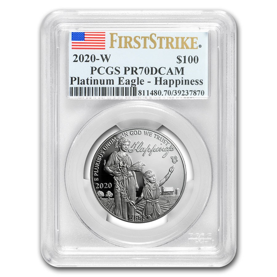 2020-W 1 oz Proof Platinum Eagle PR-70 PCGS (FirstStrike®)