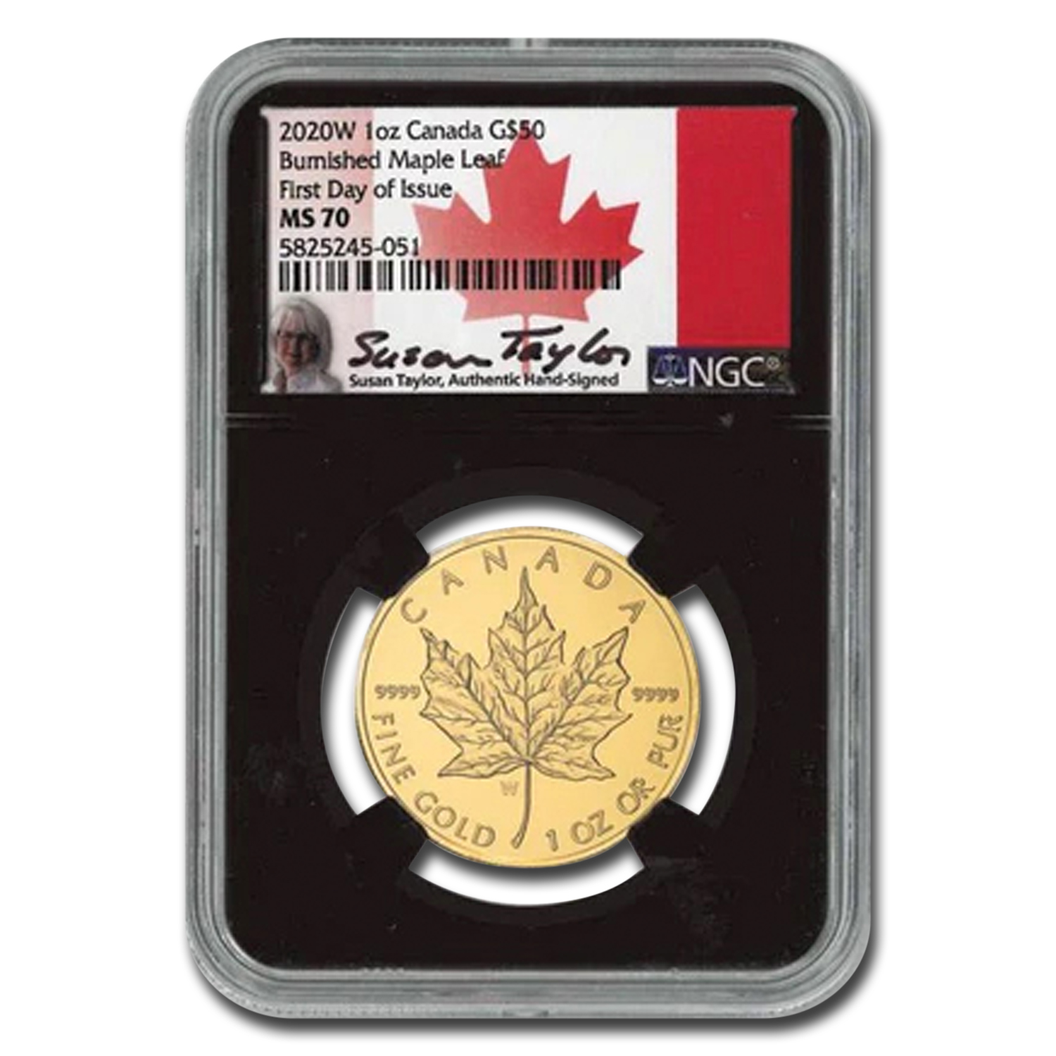 Buy 2020-W Canada 1 oz Burnished Maple Leaf Set MS-70 NGC (Taylor