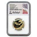 2020-W World War II Gold 75th Anniversary PF-70 NGC (ER Everhart)