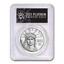 2021 1 oz American Platinum Eagle MS-70 PCGS (FS, Black Label)