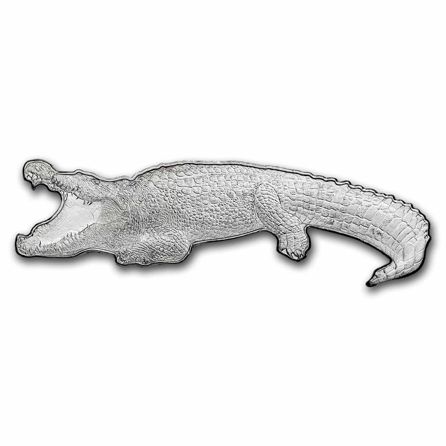 2021 1 oz Silver $2 Animals of Africa Nile Crocodile (No COA/Cap)