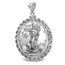 2021 1 oz Silver Eagle Pendant (Rope-ScrewTop Bezel)