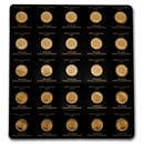 2021 25x 1 gram Gold Maple Leafs Maplegram25™ (In Assay Sleeve)