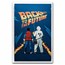 2021 35 gram Silver Foil Back to the Future Doc & Marty Poster