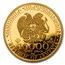 2021 Armenia 1/4 oz Gold 10,000 Dram Noah's Ark BU