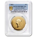 2021 ASC Gold 5 Pound Jospeh Bonomi - Victoria PR-70 DCAM PCGS