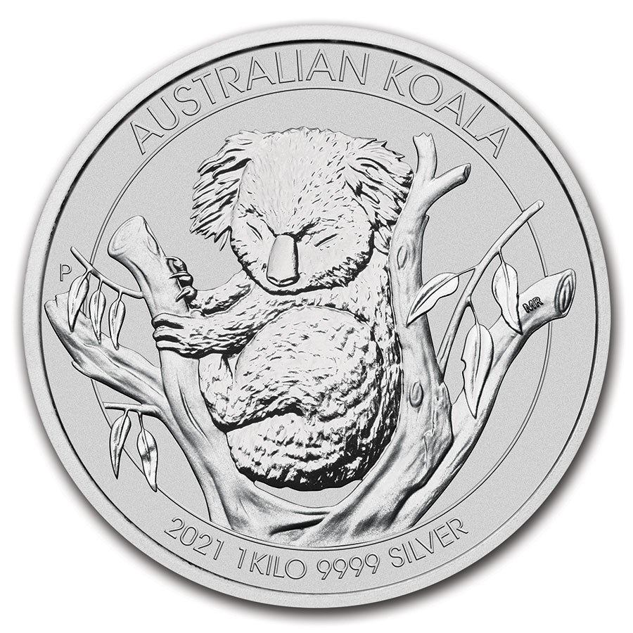 2021 Australia 1 kilo Silver Koala BU