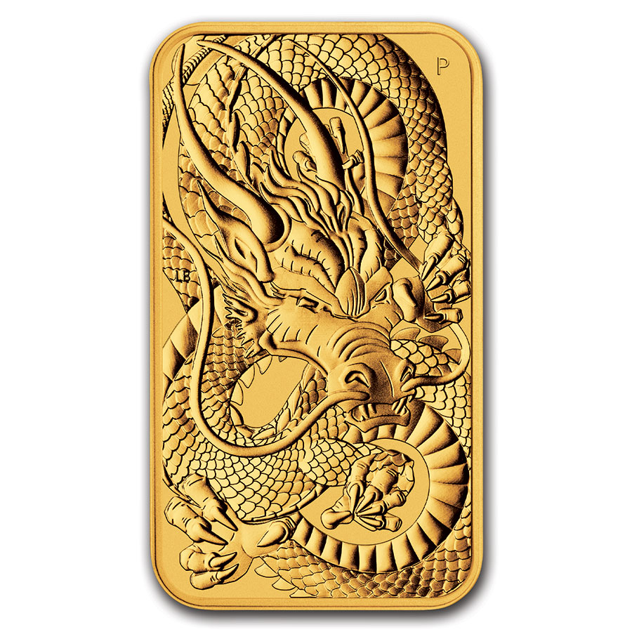 Buy 2021 Australia 1 oz Gold Dragon Rectangular Coin BU | APMEX