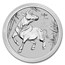 2021 Australia 1 oz Platinum Lunar Ox BU (Series III)