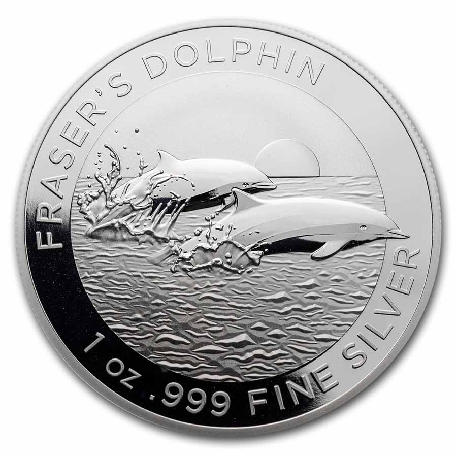 Buy 2021 Australia 1 oz Silver $1 Fraser's Dolphin BU | APMEX