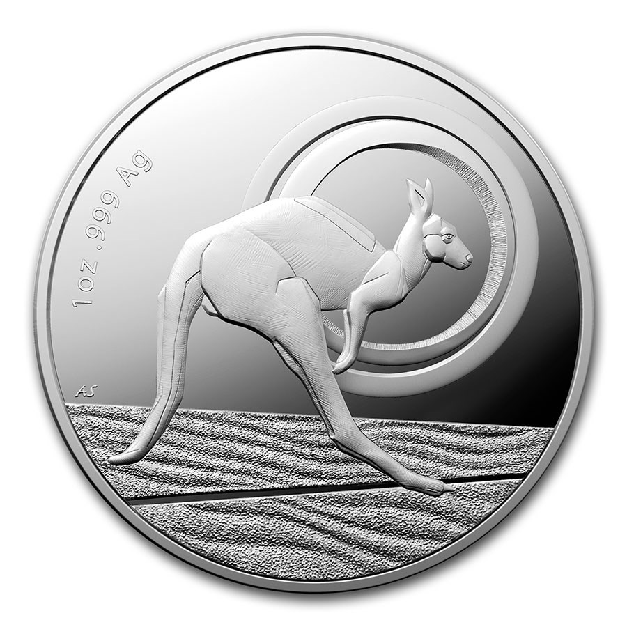 2021 Australia 1 oz Silver $1 Kangaroo: Outback Majesty (Proof)