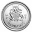 2021 Barbados 1 oz Silver Trident BU