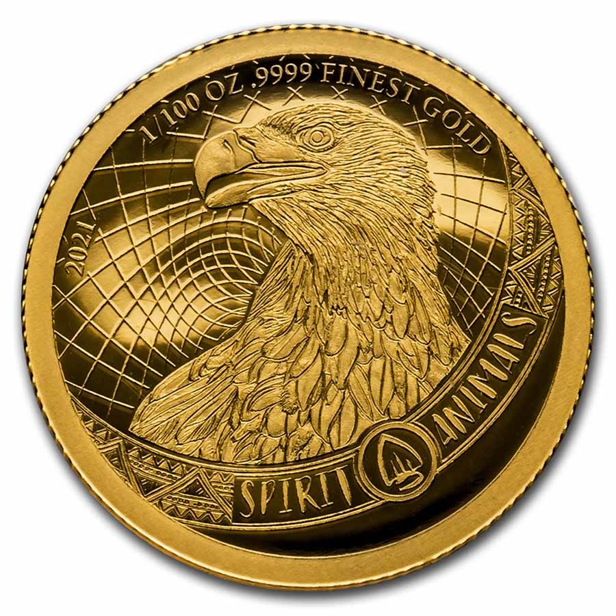 2021 Barbados Gold 3-Coin Spirit Animals Set