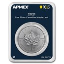 2021 Canada 1 oz Silver Maple Leaf (MD® Premier Single + PCGS FS)