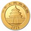 2021 China 15 gram Gold Panda BU (Sealed)