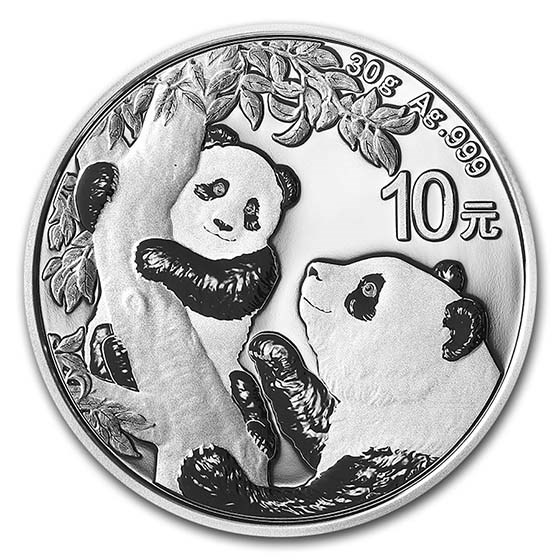 2021 China 30 gram Silver Panda BU (In Capsule)