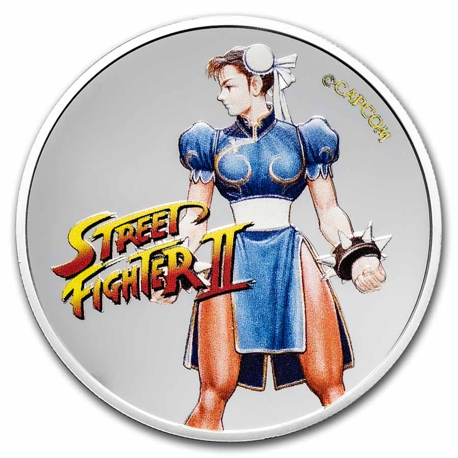 Buy 2021 Fiji 1 oz Ag St Fighter II 30th Ann Chun Li | APMEX