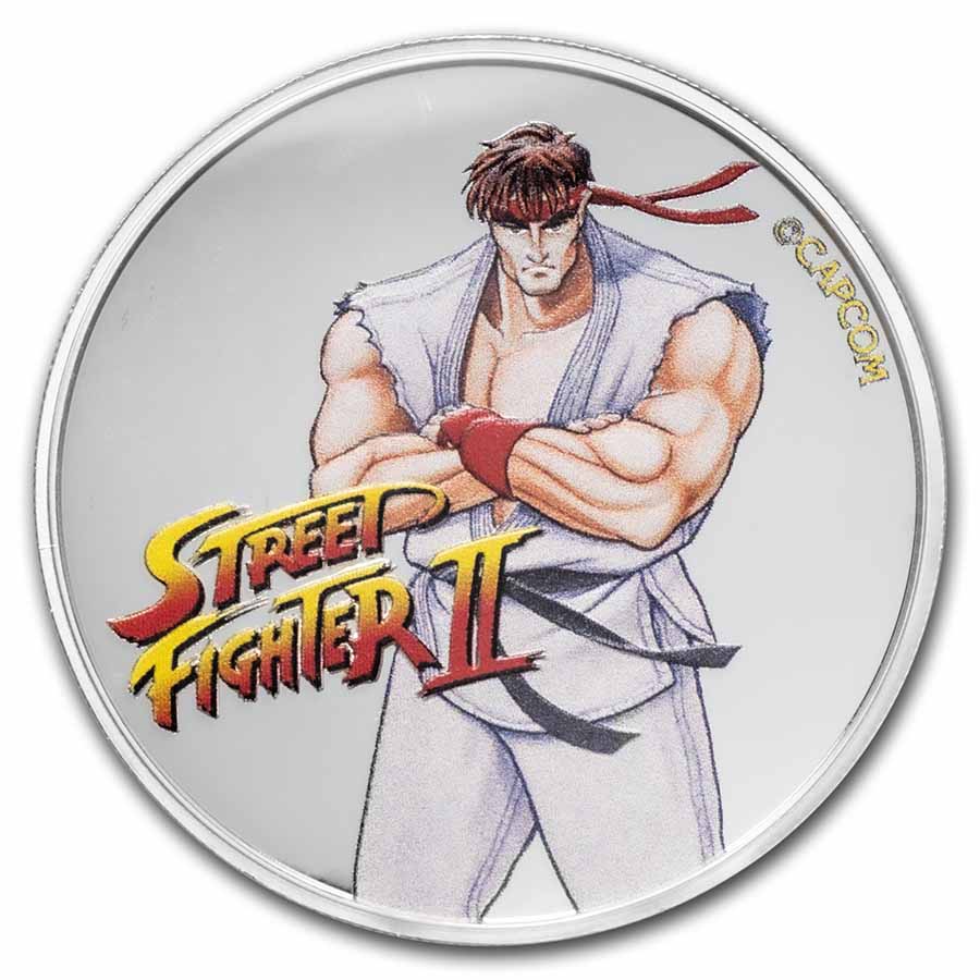 Buy 2021 1 oz Silver Street Fighter II 30th Ann Ryu | APMEX