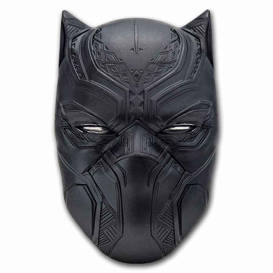 Buy 2021 Fiji 2 oz Silver Marvel Icon Series Black Panther Mask