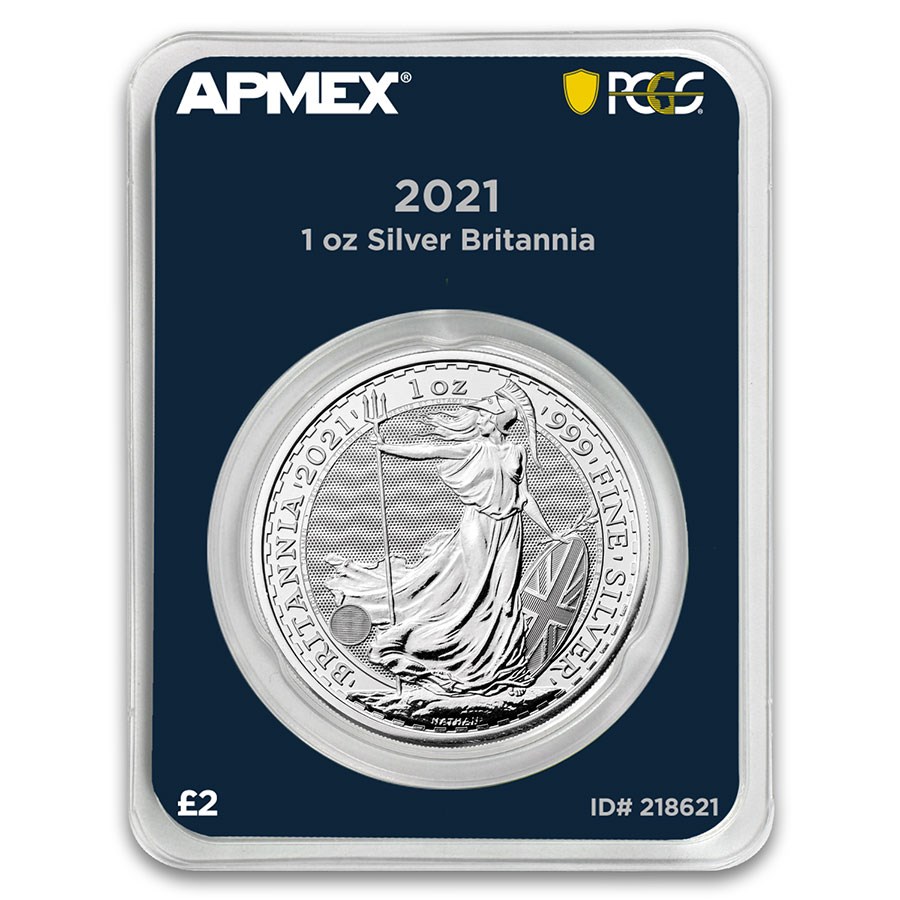 Buy 21 Gb 1 Oz Silver Britannia Mintdirect Premier Pcgs Fs Apmex