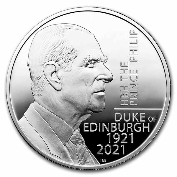 2021 GB Prince Philip Duke of Edinburgh 5 oz Silver Proof