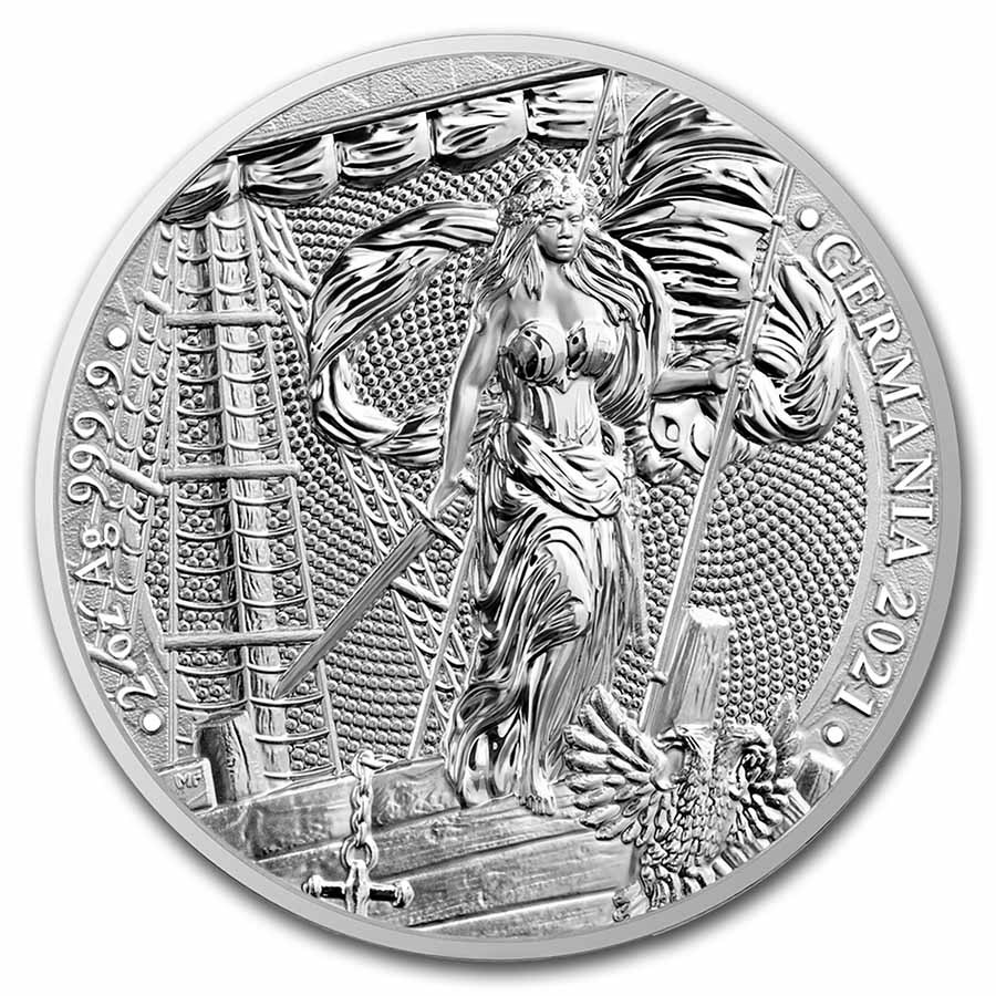 2021 Germania 2 oz Silver Round BU