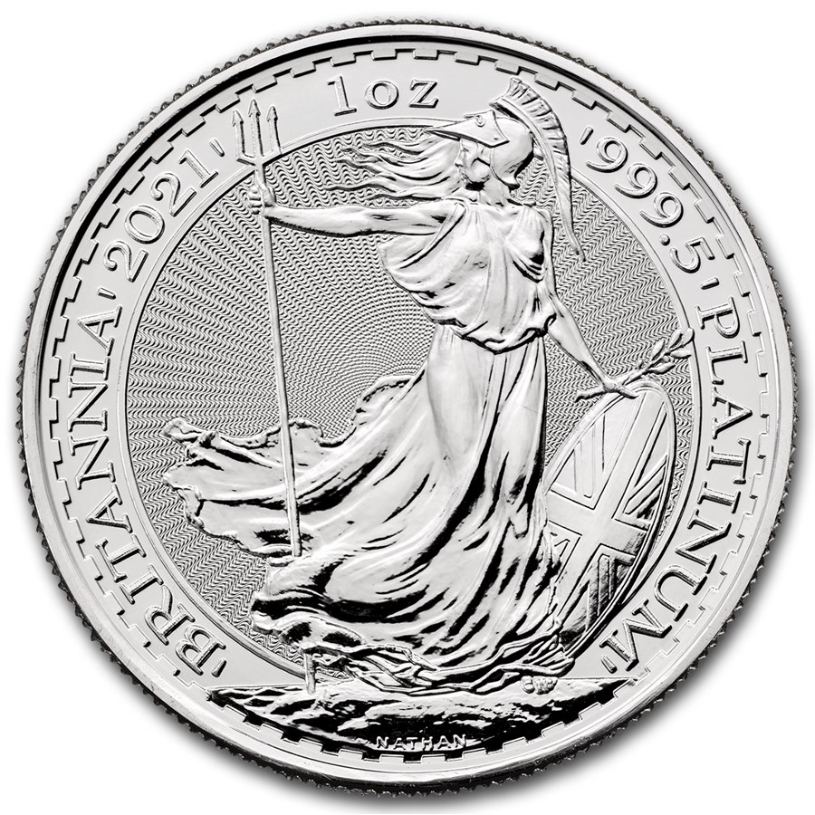 2021 Great Britain 1 oz Platinum Britannia BU