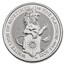 2021 Great Britain 1 oz Platinum Queen's Beasts The White Lion