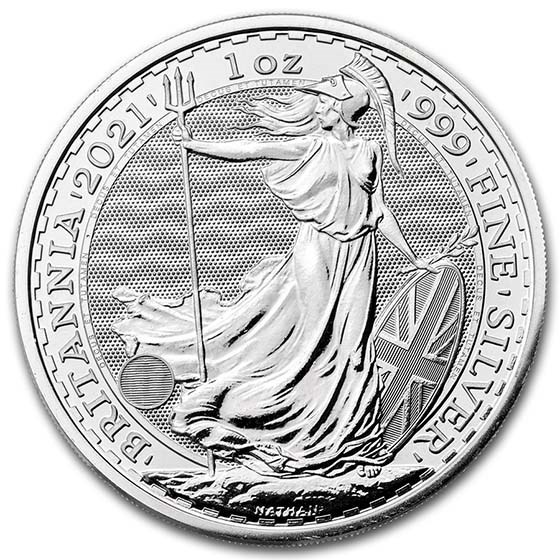 2021 Great Britain 1 oz Silver Britannia BU