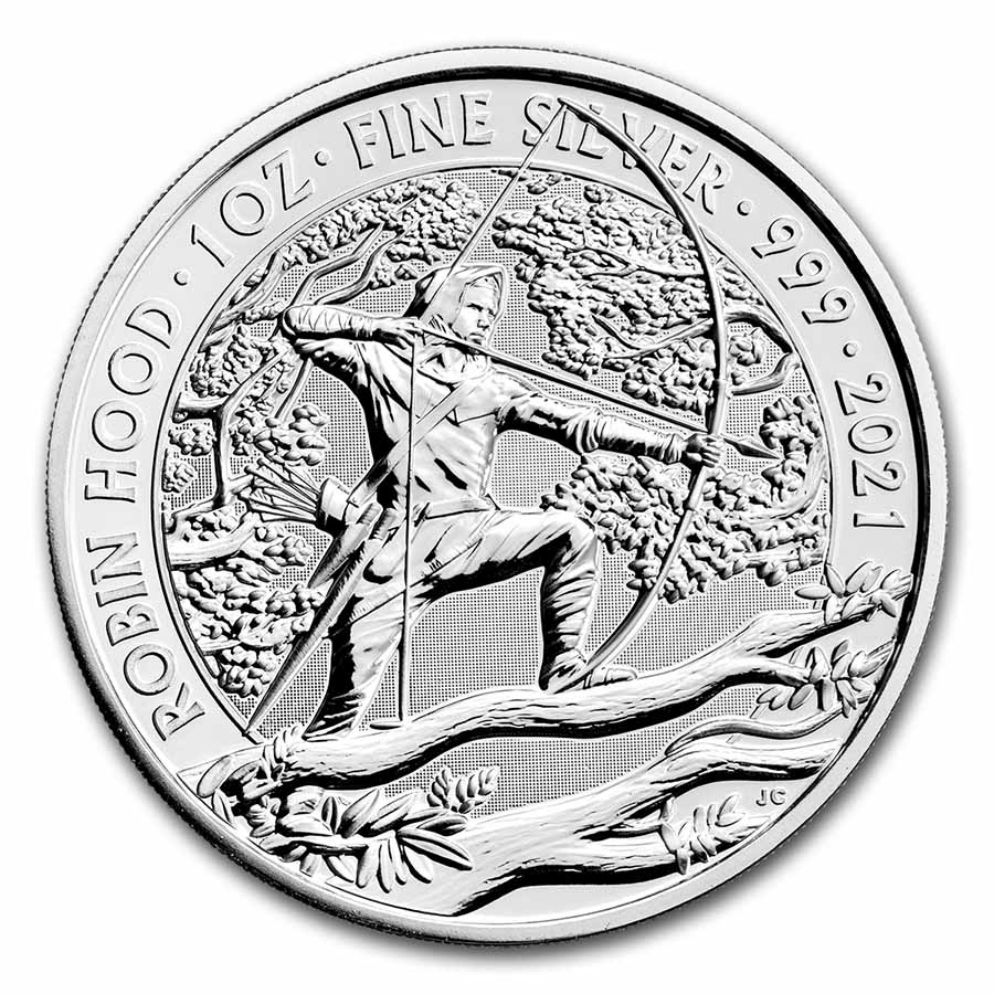 Buy 2021 1 oz Silver Myths and Legends Robin Hood | APMEX