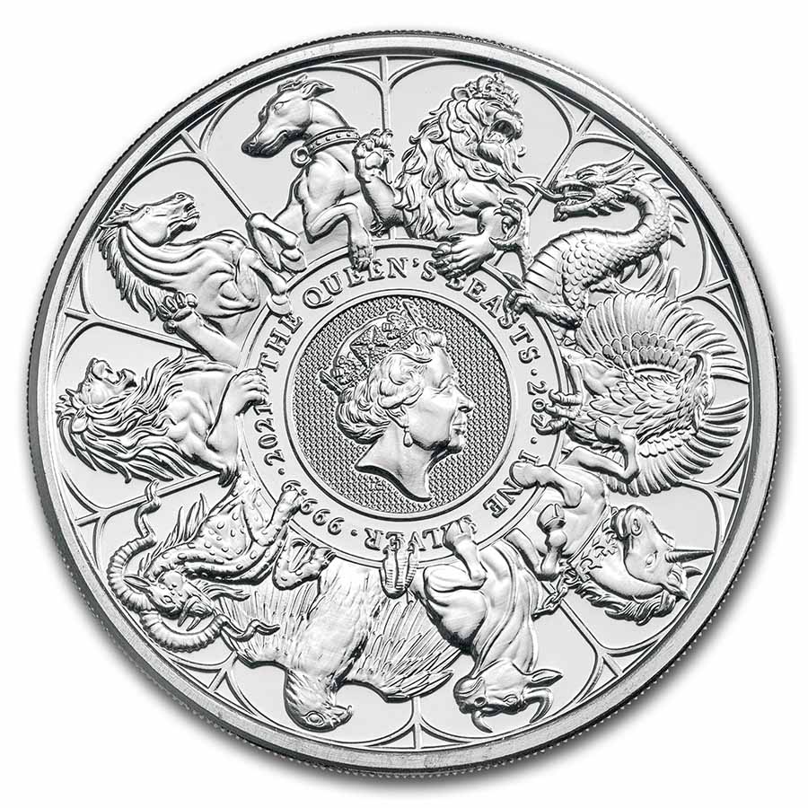 Buy 2021 2 oz Queen's Beasts Silver Collector Coin | APMEX