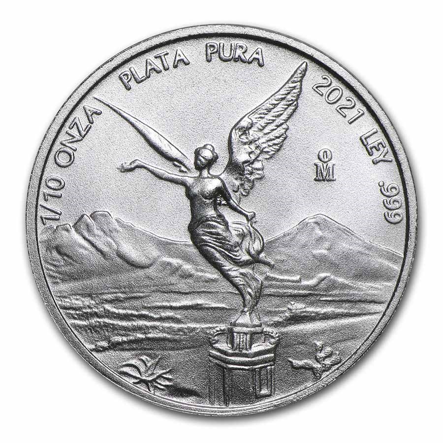 Buy 2021 Mexico 1/10 oz Silver Libertad BU - APMEX