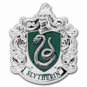 Buy 1 oz Silver Hogwarts™ Slytherin Crest (2021)