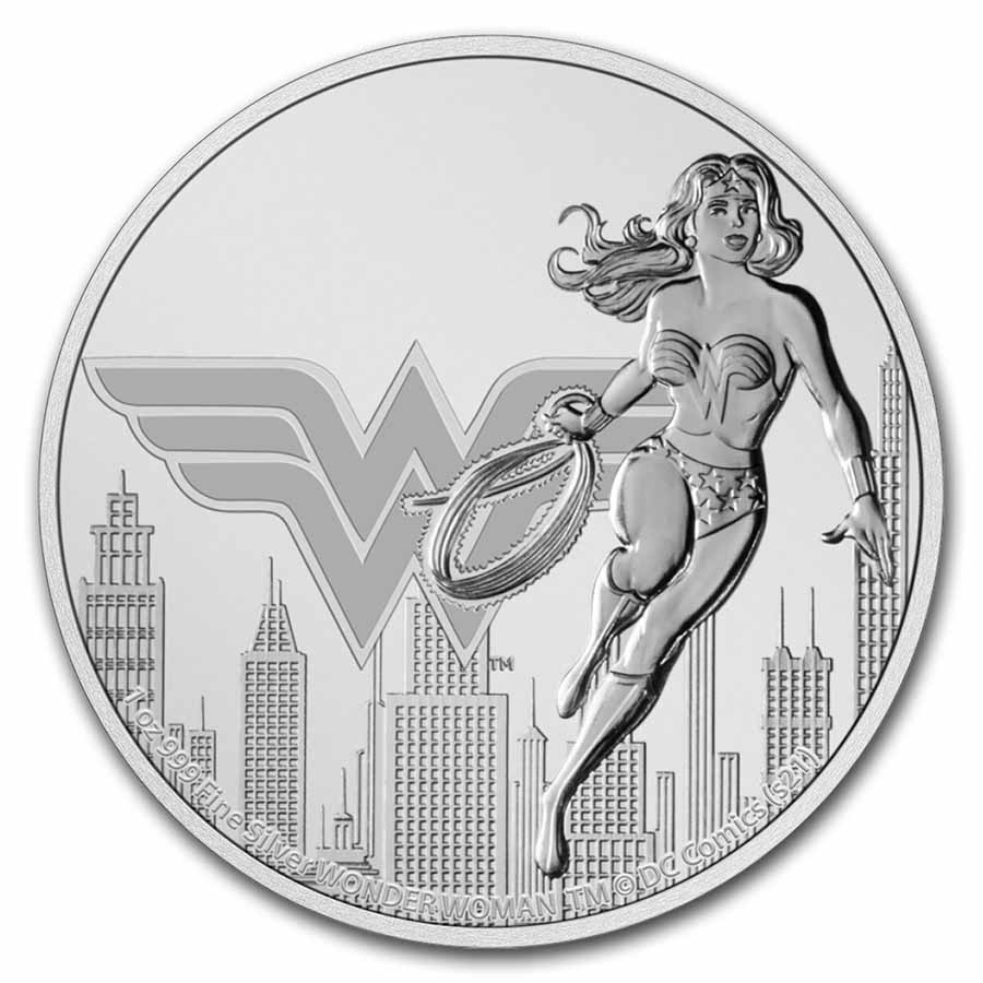 Buy 2021 1 oz Silver Wonder Woman DC Justice League | APMEX