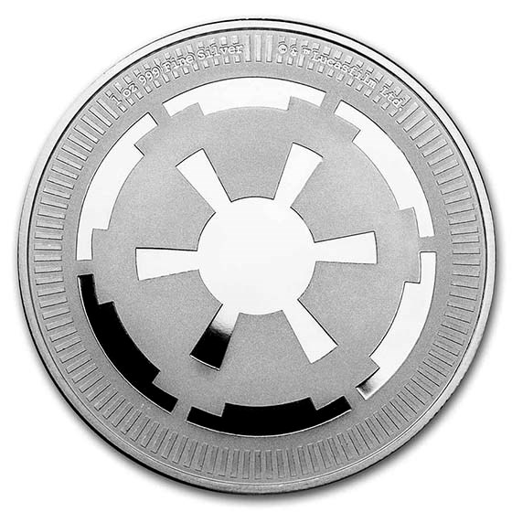 2021 Niue 1 oz Silver $2 Star Wars: Galactic Empire Bullion Coin