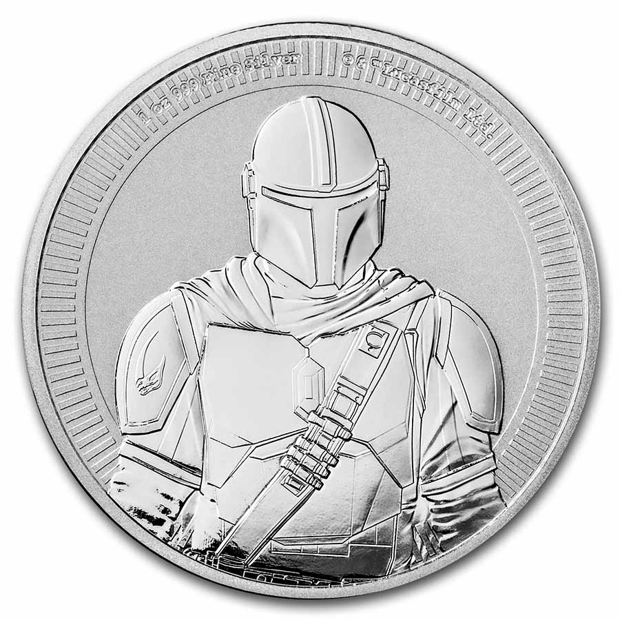 Buy 2021 Niue 1 oz Silver $2 Star Wars: The Mandalorian BU