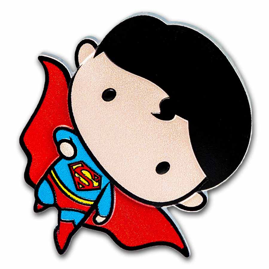 Buy 2021 1 oz Silver Chibi Superman Flying Coin | APMEX